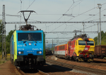 Lokomotiva: 189.154 ( PKP Cargo ), 151.001-6 | Vlak: Nex 46746 ( Verona Q.E. - Tychy Fiat ), Ex 145 Landek ( Praha hl.n. - ilina ) | Msto a datum: Polom (CZ) 30.08.2012
