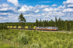 Lokomotiva: 441.002-5 + 441.001-2 | Vlak: Gt 41871 ( Pitea - Tväralund ) | Místo a datum: Kattisträsk 04.07.2022