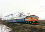 Lokomotiva: Rc4 1265 | Vlak: Rt 981 ( Narvik - Lulea ) | Msto a datum: Bergfors 26.05.1997