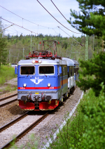 Lokomotiva: Rc6 1419 | Vlak: IC 124 ( Gteborg C. - Stockholm C. ) | Msto a datum: Gnesta 23.05.1997