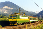 Lokomotiva: 163.116-7 | Vlak: Os 7853 ( ilina - Liptovsk Mikul ) | Msto a datum: Vrtky 26.07.2000