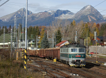 Lokomotiva: 183.037-1 | Vlak: Pn 61700 pk | Místo a datum: Štrba 25.10.2017