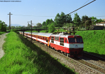 Lokomotiva: 350.002-2 | Vlak: IC 502 Kriv ( Koice - Bratislava hl.st. ) | Msto a datum: Vrtky 09.05.2002