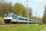 Lokomotiva: 350.003-0 | Vlak: EC 174 Jan Jesenius ( Budapest Kel.pu. - Hamburg-Altona ) | Msto a datum: Zbo nad Labem (CZ) 03.05.2006