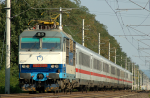 Lokomotiva: 350.015-4 | Vlak: EC 172 Vindobona ( Wien Sdbf. - Hamburg-Altona ) | Msto a datum: Koln (CZ) 21.09.2006