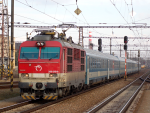 Lokomotiva: 350.018-8 | Vlak: EC 170 Hungaria ( Budapest Kel.pu. - Berlin Hbf. ) | Msto a datum: Pardubice hl.n. (CZ) 02.03.2013
