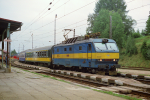 Lokomotiva: 350.019-6 | Vlak: IC 510 Tatran ( Košice - Bratislava hl.st. ) | Místo a datum: Štrba 18.09.1994