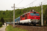 Lokomotiva: 350.019-6 | Vlak: EC 171 Hungaria ( Berlin Hbf. - Budapest Kel.pu. ) | Místo a datum: Brandýs nad Orlicí (CZ) 06.05.2014