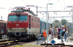 Lokomotiva: 350.020-4 | Vlak: EC 170 Hungaria ( Budapest Kel.pu. - Berlin Hbf. ) | Místo a datum: Brno dolní (CZ) 14.07.2013