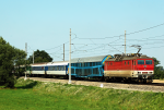 Lokomotiva: 362.012-7 | Vlak: R 475 Jadran ( Praha hl.n. - Split ) | Msto a datum: eany nad Labem (CZ) 16.07.2009