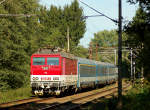 Lokomotiva: 362.014-3 | Vlak: EC 100683 ( odklon EC 171 ) Hungaria ( Berlin Hbf. - Budapest Kel.pu. ) | Místo a datum: Leština u Světlé (CZ) 10.09.2012