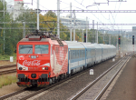 Lokomotiva: 362.015-0 | Vlak: EC 171 Hungaria ( Berlin Hbf. - Budapest Kel.pu. ) | Místo a datum: Řečany nad Labem (CZ) 29.09.2012
