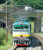 Lokomotiva: 754.055-2 | Vlak: Zr 1843 Turčan ( Žilina - Zvolen os.st. ) | Místo a datum: Vrútky zastávka 20.07.2010