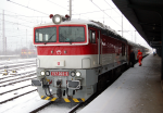 Lokomotiva: 757.003-9 | Vlak: Zr 1846 Rozsutec ( Zvolen os.st. - Žilina ) | Místo a datum: Žilina 08.01.2013