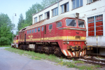 Lokomotiva: 781.825-5 ( ex 781.282-9 ) | Místo a datum: Haniska pri Košiciach 04.06.1996