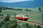 Lokomotiva: 830.231-7 | Vlak: Os 8785 ( Plaveč - Lipany ) | Místo a datum: Krivany 02.06.1996
