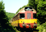 Lokomotiva: 850.014-2 | Vlak: Os 5408 ( Trenčianská Teplá - Chynorany ) | Místo a datum: Trenčianské Jastrabie 09.08.1998