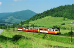 Lokomotiva: 851.011-7 | Vlak: Os 7455 ( erven Skala - Margecany ) | Msto a datum: Nlepkovo 06.08.1998