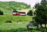 Lokomotiva: 851.030-7 | Vlak: Os 7456 ( Margecany - erven Skala ) | Msto a datum: Telgrt penzion 06.08.1998
