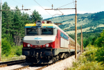 Lokomotiva: 363-002 | Vlak: MV 1136 ( Postojna - Venezia S.L. ) | Místo a datum: Kosana 20.07.1996