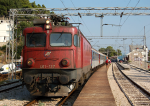 Lokomotiva: 461-127 | Vlak: B 1136 Panonija ( Bar - Subotica ) | Místo a datum: Sutomore (MNE) 18.08.2013