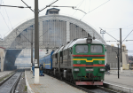 Lokomotiva: 2M62U-0058 | Vlak: P 142 ( Lvov - Kyiv-Pasazhyrskyi ) | Místo a datum: Lvov 15.11.2018