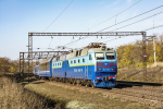 Lokomotiva: ČS7-291 | Vlak: P 42/41 ( Truskavets - Dnipro-Golovnij ) | Místo a datum: Sukhachivka 18.10.2019