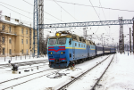 Lokomotiva: ČS7-292 | Vlak: P 42/41 ( Truskavets - Dnipro-Golovnij ) | Místo a datum: Dnipro-Golovnij 30.12.2021